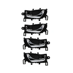 Door Handle Inner for Nissan Navara 15-ON Set of 4 Chrome FRONT REAR LEFT+RIGHT