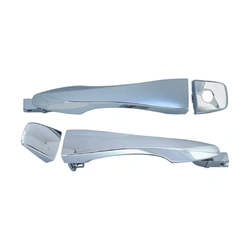 Door Handle Outer for Nissan Altima 13-17 Set of 2 Chrome FRONT LEFT+RIGHT