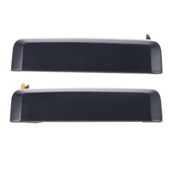 Door Handle Outer for Nissan Navara 86-97 Set of 2 Black FRONT LEFT+RIGHT