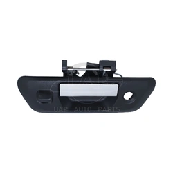 Chrome Facial, Textured Black Base Tailgate Handle for Nissan Navara D23 15-Current