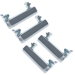 4pc Set Front Rear Left & Right Outer Door Handle Chrome for Nissan Patrol Y60 GQ 1988 -97