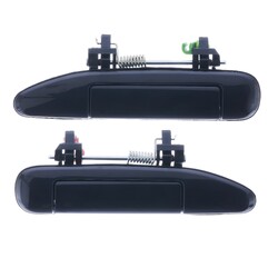 Door Handle Outer for Nissan Patrol 97-16 Set of 2 Black FRONT=REAR LEFT+RIGHT
