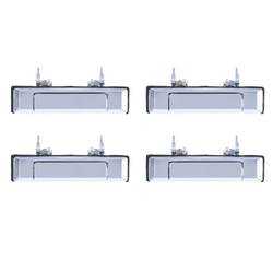 Set of 4 Chrome Outer Door Handle for Toyota Landcruiser J60 Series 80-90, J70 Series 85-Current
