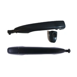 Door Handle Outer for Toyota Landcruiser Prado J120 02-09, Tarago 06-19, Kluger 07-13, Camry 06-12, Aurion 06-12, Lexus 03-09 Set 2 Black FRONT LH+RH