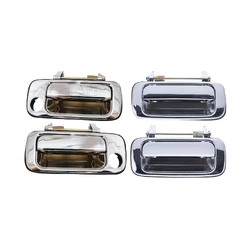 4pc Front Rear Left & Right Outer Door Handle Chrome For Toyota Landcruiser J80 1990-98