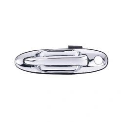 Front Left Chrome Outer Door Handle With Keyhole for Toyota Landcruiser J100 Series 98-07