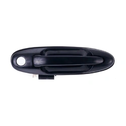 Front Left Smooth Black Outer Door Handle With Keyhole for Toyota Landcruiser J100 Series 98-07