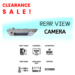 Chrome Tailgate Handle & Camera Kit for Toyota Hilux GUN/GGN/TGN 15-20