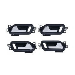 Door Handle Inner for Volkswagen Amarok 10-20 Set of 4 Silver FRONT REAR LH+RH