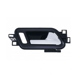 Front / Rear Right Silver Facial, Textured Black Base Inner Door Handle for Volkswagen Amarok 2H 10-22