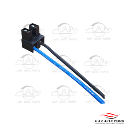 H7 Female Headlight Bulb Globe Socket Wire Harness L Shape Type