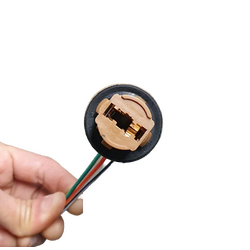 T20 7443 Dual Filament Wedge Taillight Stop Light Blub Globe Socket Connector For Car 