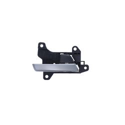 Front / Rear Right Silver Facial, Textured Black Base Inner Door Handle for Hyundai Elantra AD 16-20