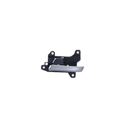 Front / Rear Left Silver Facial, Textured Black Base Inner Door Handle for Hyundai Elantra AD 16-20