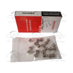 10x SV8.5 3175 Clear Halogen Festoon Interior License Light Blub Globe 10X31 12V 10W