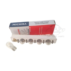 10 x T20 W21/5W Michiba Halogen Wedge Globe 7443 12V W3X16Q For Stop Light