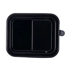 Front Left Primed Black Outer Door Handle for Jeep Wrangler TJ 96-07, Full Door Type