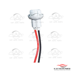 T10 -2 W5W Wedge LED Blub Globe Holder Rubber Wire Socket Connector For Car