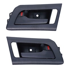 Door Handle Inner for Holden Commodore VE 2006-2013 Set of 2 Black REAR LH+RH