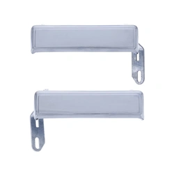 2pc Front Left & Right Outer Door Handle Chrome For Toyota Landcruiser BJ FJ HJ 40 42 45 47 1965-84