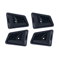 Door Handle Inner for Suzuki Vitara 88-98 Set of 4 Black FRONT REAR LEFT+RIGHT