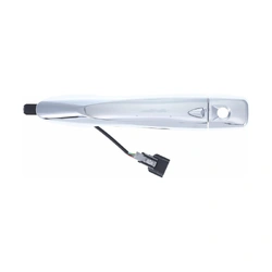 Front Right Chrome Outer Door Handle With Keyhole, With Smart Entry for Nissan Qashqai J11 14-21