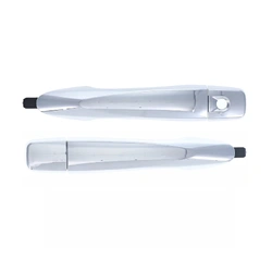 Door Handle Outer for Nissan Qashqai 14-21 Set of 2 Chrome FRONT LEFT+RIGHT