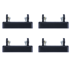 Set of 4 Textured Black Outer Door Handle for Suzuki Sierra SJ 81-98, Holden Drover QB 85-87