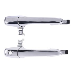 Door Handle Outer for Mazda 3 2003-2009 Set of 2 Chrome FRONT LEFT+RIGHT