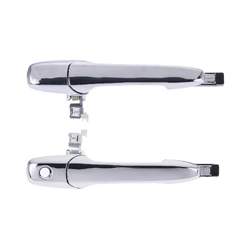 2pc Front Left & Right Outer Door Handle Chrome For Mazda 3 BK 2003 -09
