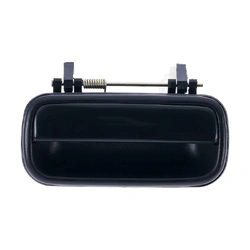 Rear Left Smooth Black Facial, Textured Black Base Outer Door Handle for Toyota Hilux 88-97