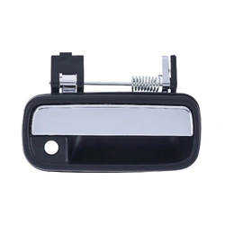 Front Right Chrome Facial, Textured Black Base Outer Door Handle for Toyota Hilux 97-05