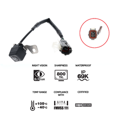 Reverse Camera OE Connector with 4 Pins for Isuzu D-Max 2017-2023