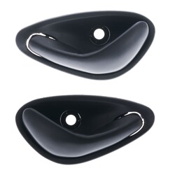 2 pc Set Left + Right Front Door Handle Inner Black for Holden Commodore 1997 -2007