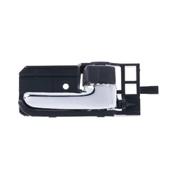 Front / Rear Right Chrome Facial, Textured Black Base Inner Door Handle for Toyota Corolla ZZE122 01-07, Hilux TGN/KUN/GGN 05-15, HiAce TRH/KDH 05-19