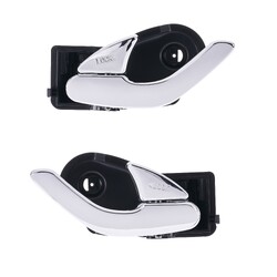 Door Handle Inner for Ford Escape/Mazda Tribute 01-06 Set of 2 Chrome FRONT=REAR