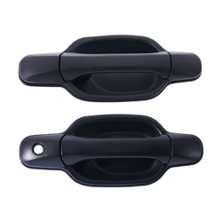 2pc FRONT LEFT & RIGHT Outer Door Handle Black for Isuzu D-Max 2006-2012 Holden RA RC