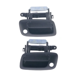 Door Handle Outer for Holden Astra 1998-2005 Set of 2 Black FRONT LEFT+RIGHT