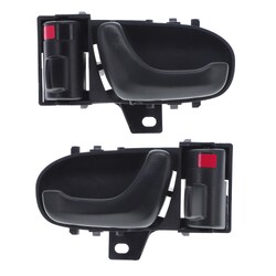 Door Handle Inner for Suzuki Swift 89-99 Set of 2 Black FRONT=REAR LEFT+RIGHT