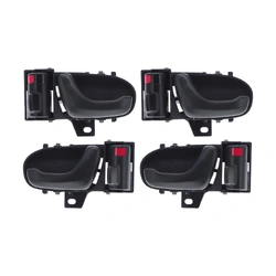 Door Handle Inner for Holden Barina MH 91-94, Suzuki Swift SF 91-99 Set of 4 Black FRONT REAR LEFT+RIGHT