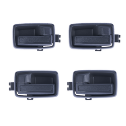 Set of 4 Textured Grey Inner Door Handles for Holden Rodeo TF 88-03