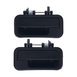 2pc Rear Left & Right Outer Door Handle Black For Holden Rodeo TF 1988-03