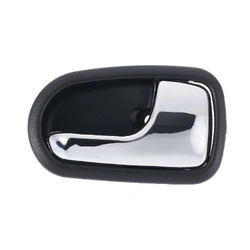 Front / Rear Right Chrome Facial, Textured Black Base Inner Door Handle for Ford Courier 98-06, Laser 99-02, Mazda 323 Protege 98-03, B-Series UN 99-0
