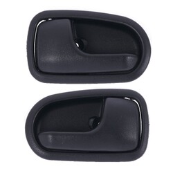Door Handle Inner for Ford Courier 02-04 Set of 2 Black FRONT=REAR LEFT+RIGHT