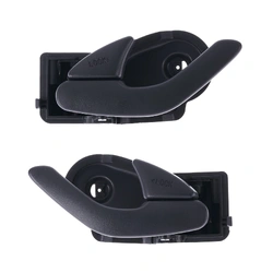 2pc Left + Right Front = Rear Inner Door Handle Black For Ford Escape ZA/B/C Mazda Tribute 01-06