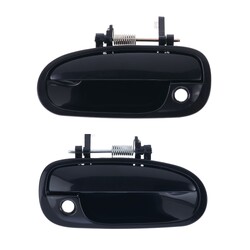 Door Handle Outer for Honda Civic EK 95-01 Set of 2 Black FRONT LEFT+RIGHT