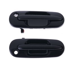 Door Handle Outer for Honda CR-V RD 97-01 Set of 2 Black FRONT LEFT+RIGHT