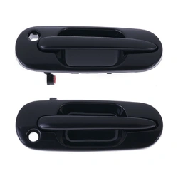 Door Handle Outer for Honda CR-V RD 97-01 Set of 2 Black FRONT LEFT+RIGHT