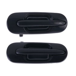 Door Handle Outer for Honda CR-V RD 97-01 Set of 2 Black REAR LEFT+RIGHT