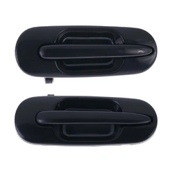 Door Handle Outer for Honda CR-V RD 97-01 Set of 2 Black REAR LEFT+RIGHT